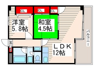 ＴＯＭＩＫＵＲＡ　Ⅰの物件間取画像